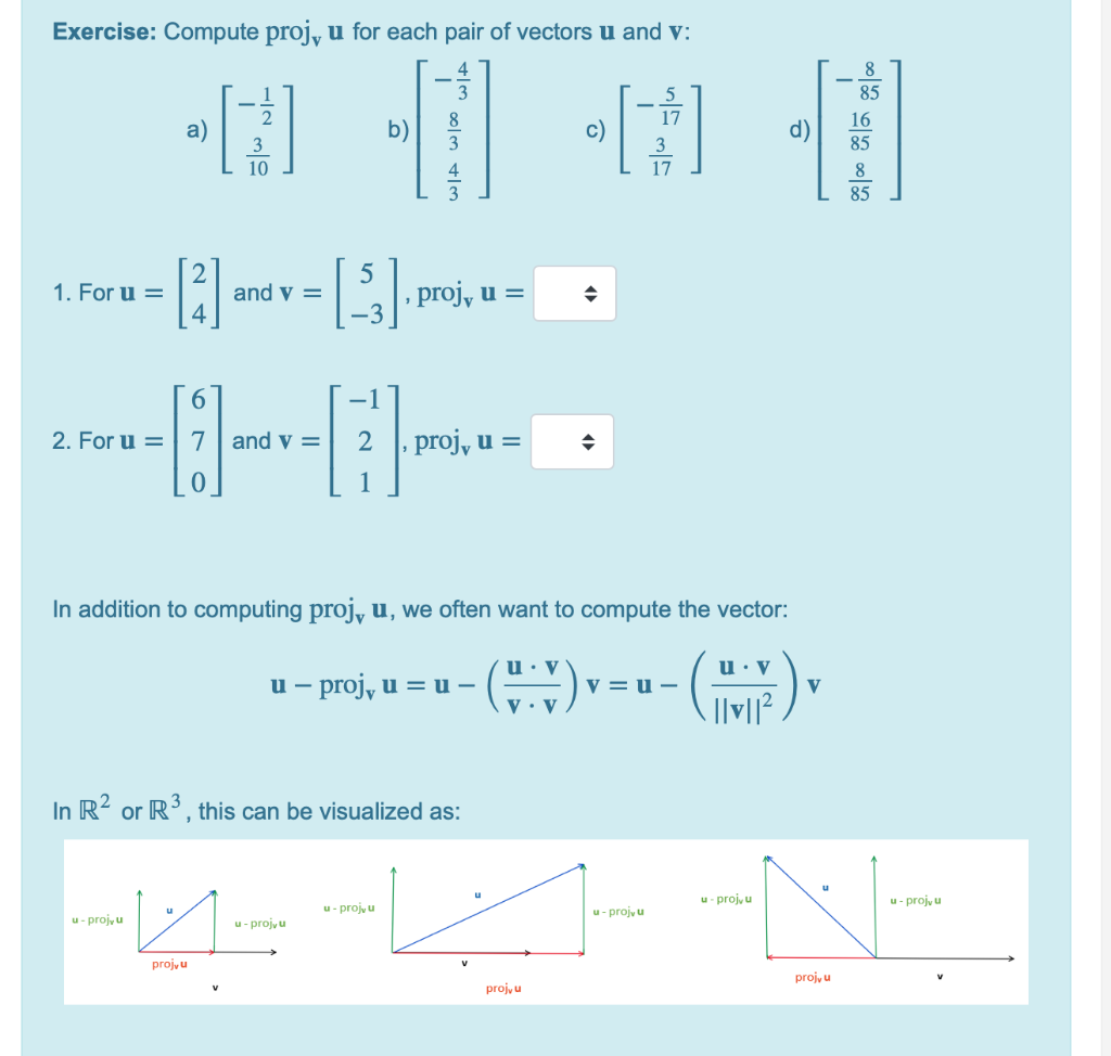 Solved Question 4 Orthogonal Projections Not Complete Marked Chegg Solved Question 4 Orthogonal Projections Not Complete Marked Chegg