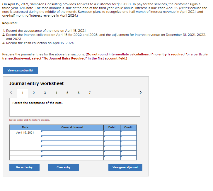 Solved Record the adjusting entry for interest receivable as 