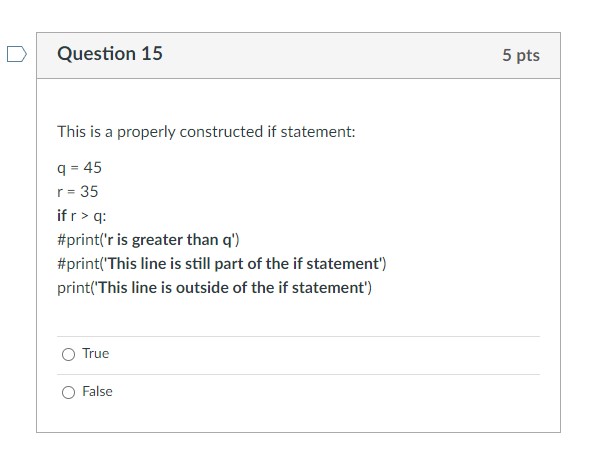 Solved In the Python script below, what will be the last | Chegg.com