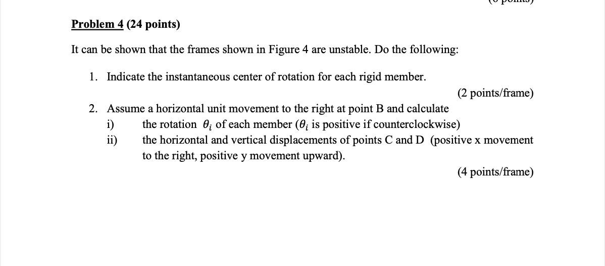 Problem 4 (24 points) It can be shown that the frames | Chegg.com