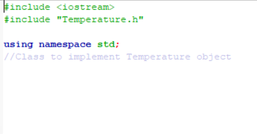 Solved In class we have been developing our first C++ class | Chegg.com
