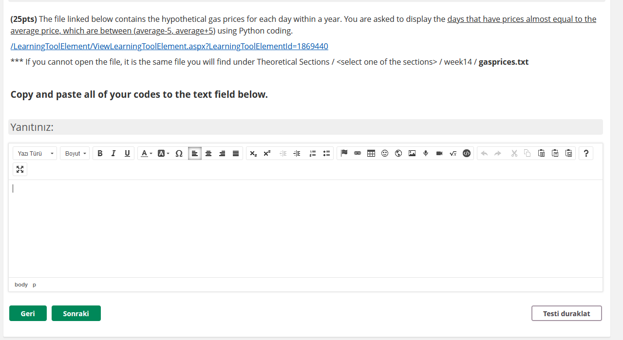 Solved (25pts) The file linked below contains the | Chegg.com