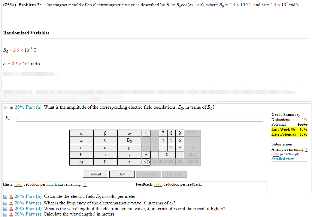 Solved (25\%) Problem 2: The Magnetic Field Of An | Chegg.com