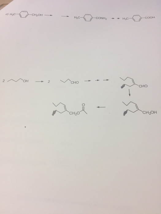 Solved H3C CHO H2O H2OH | Chegg.com