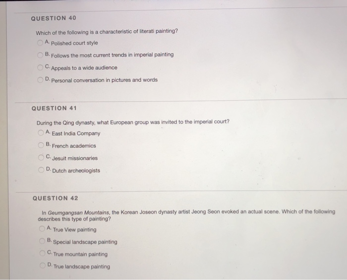 Solved QUESTION 40 Which of the following is a | Chegg.com