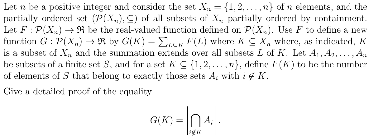 Let n be a positive integer and consider the set Xn = | Chegg.com