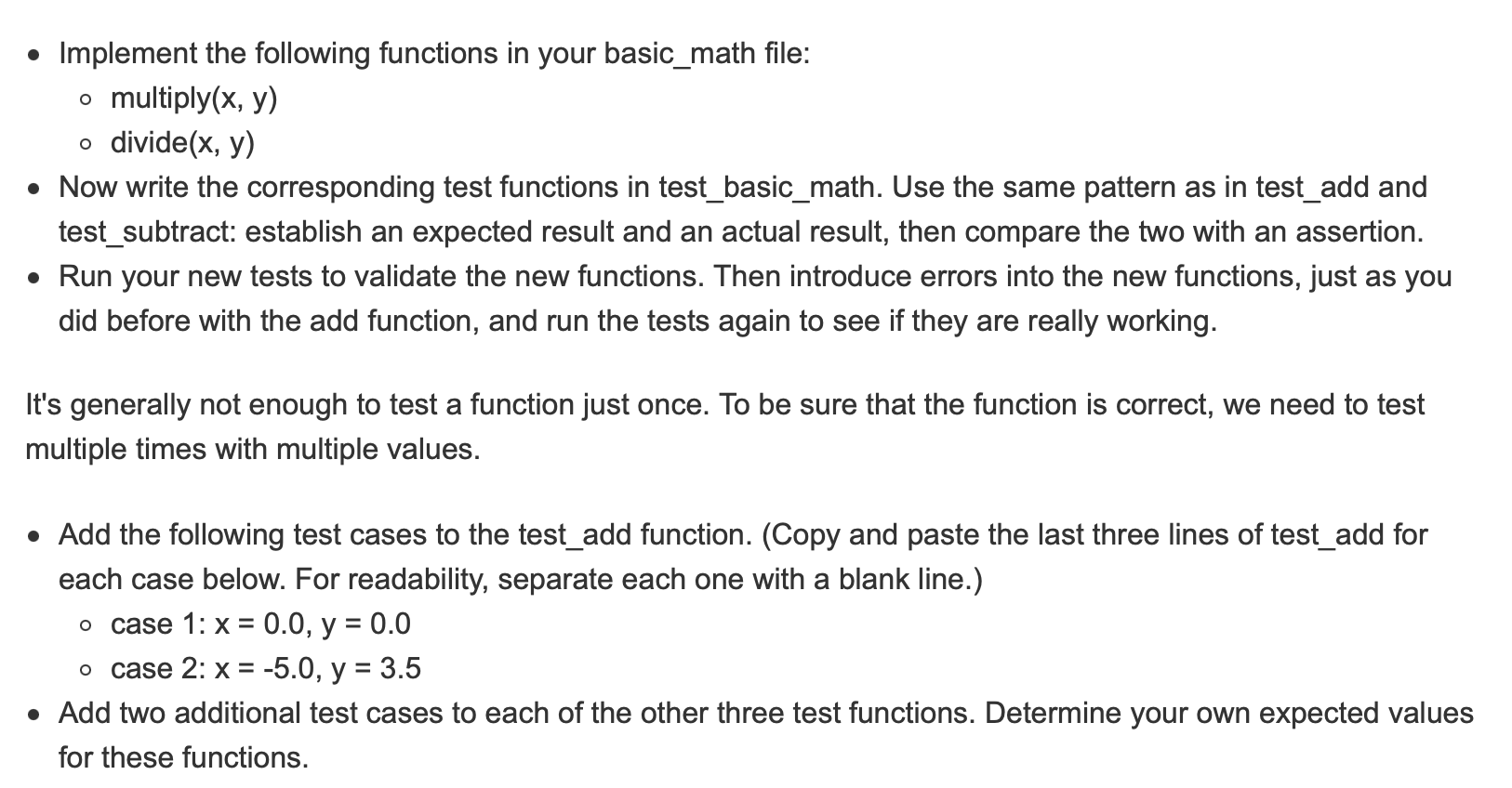 Solved - Implement The Following Functions In Your | Chegg.com