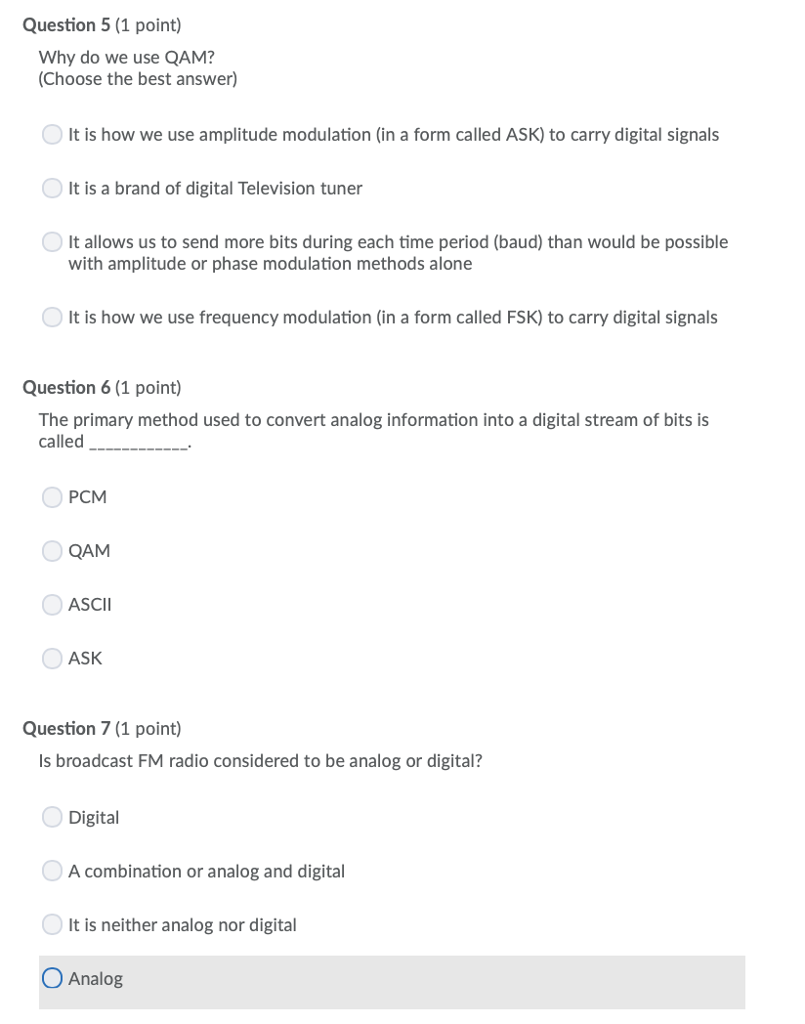 Solved uestion 1 (1 point) Which of the following is NOT an | Chegg.com