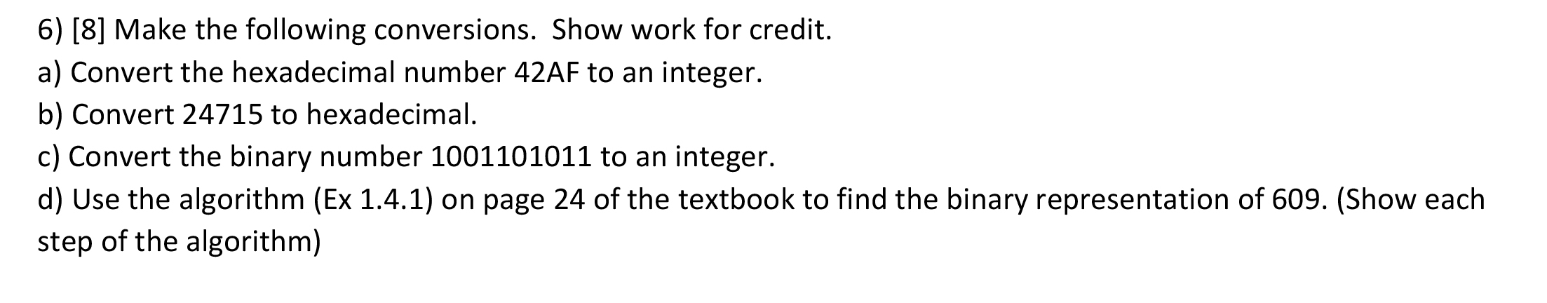 Solved Please show all work (step by step) for this problem | Chegg.com