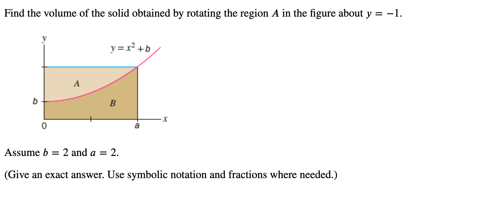 [solved] Find The Volume Of The Solid Obtained By Rotatin