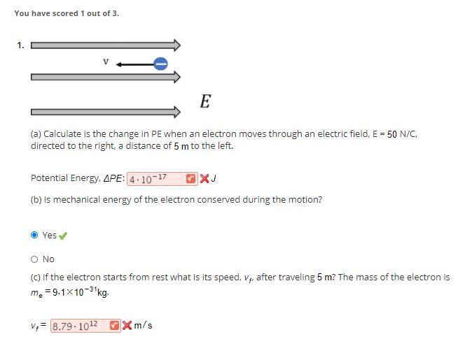 Solved You Have Scored 1 Out Of 3 1 E A Calculate Is Chegg Com
