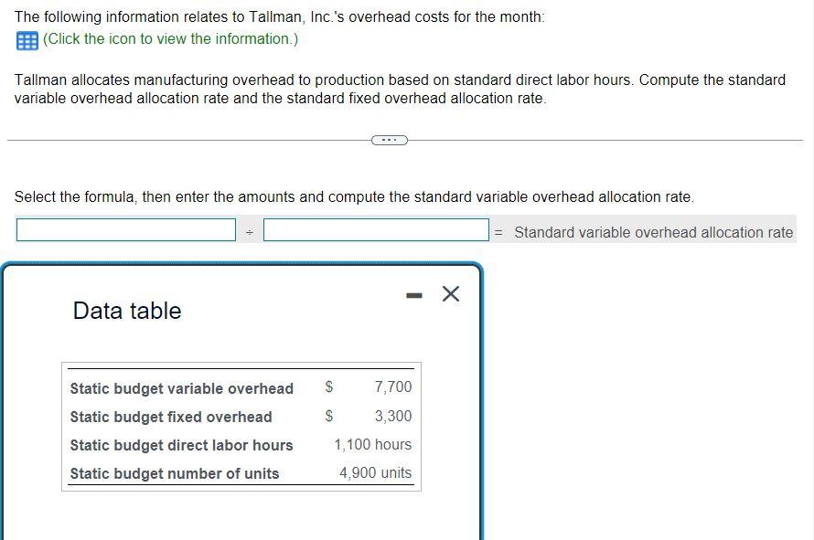solved-the-following-information-relates-to-tallman-in