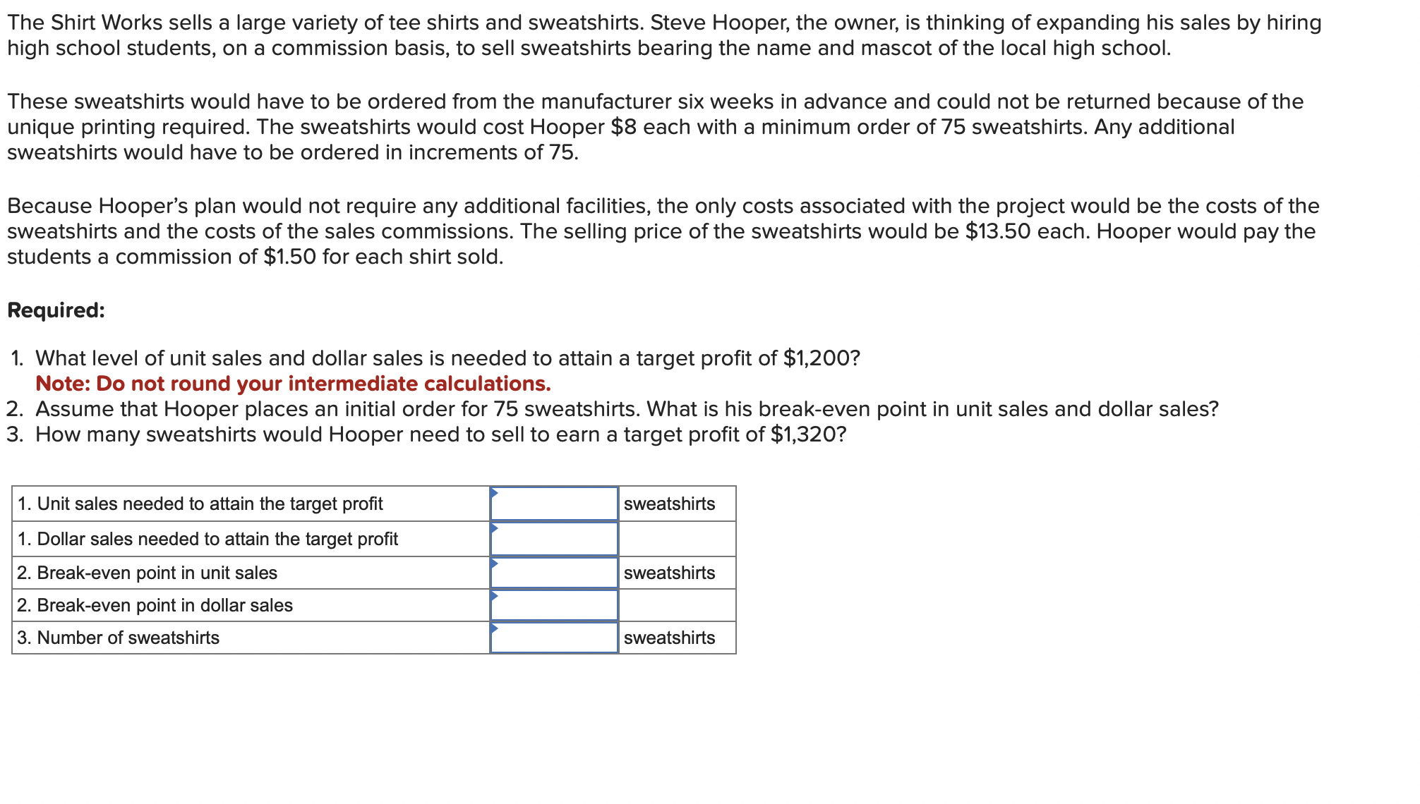 solved-the-shirt-works-sells-a-large-variety-of-tee-shirts-chegg