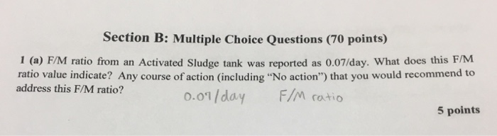Solved Section B: Multiple Choice Questions (70 points) I | Chegg.com