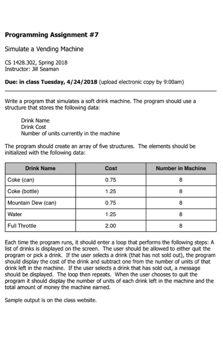 programming assignment writing unit tests for the coffee maker