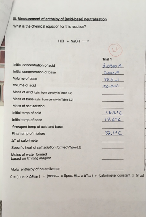 calorimeter in experiment