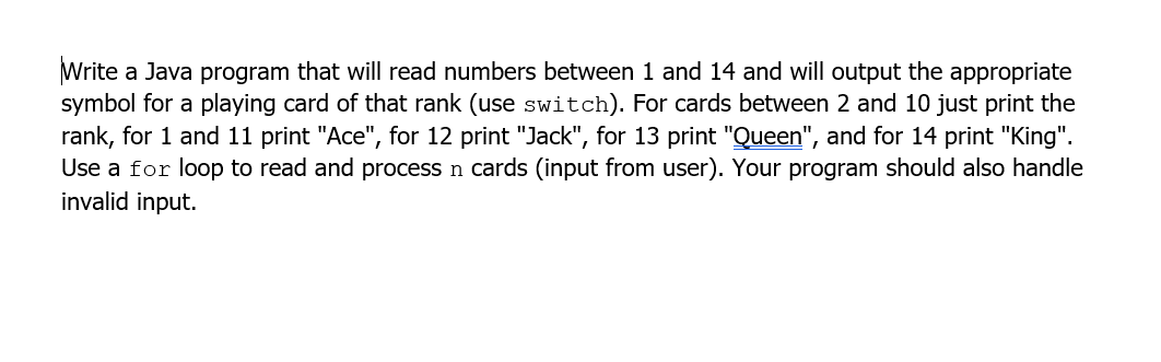 Solved Write a Java program that will read numbers between 1 | Chegg.com