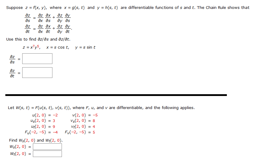 Solved Suppose Z F X Y Where X G S T And Y N Chegg Com