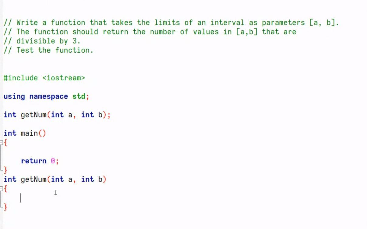 Solved // Write a function that takes the limits of an | Chegg.com