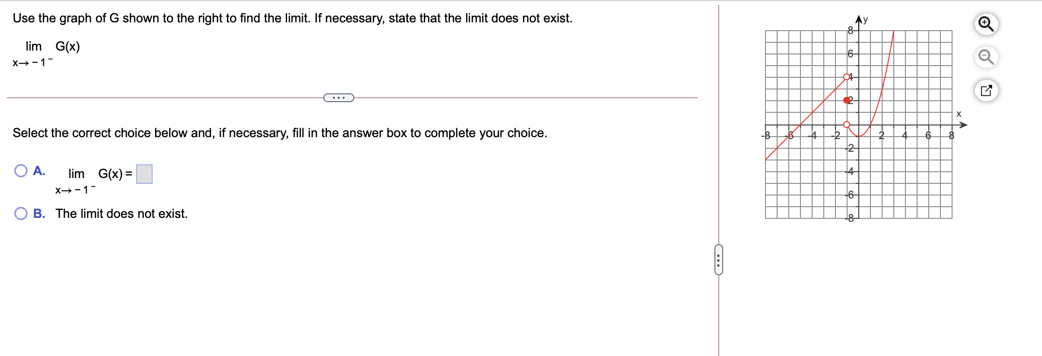 Solved Use the graph of G shown to the right to find the | Chegg.com