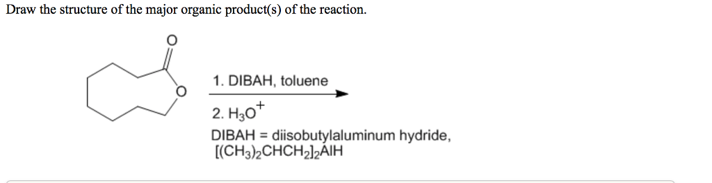 Solved Draw The Structure Of The Major Organic Product(s) Of | Chegg.com