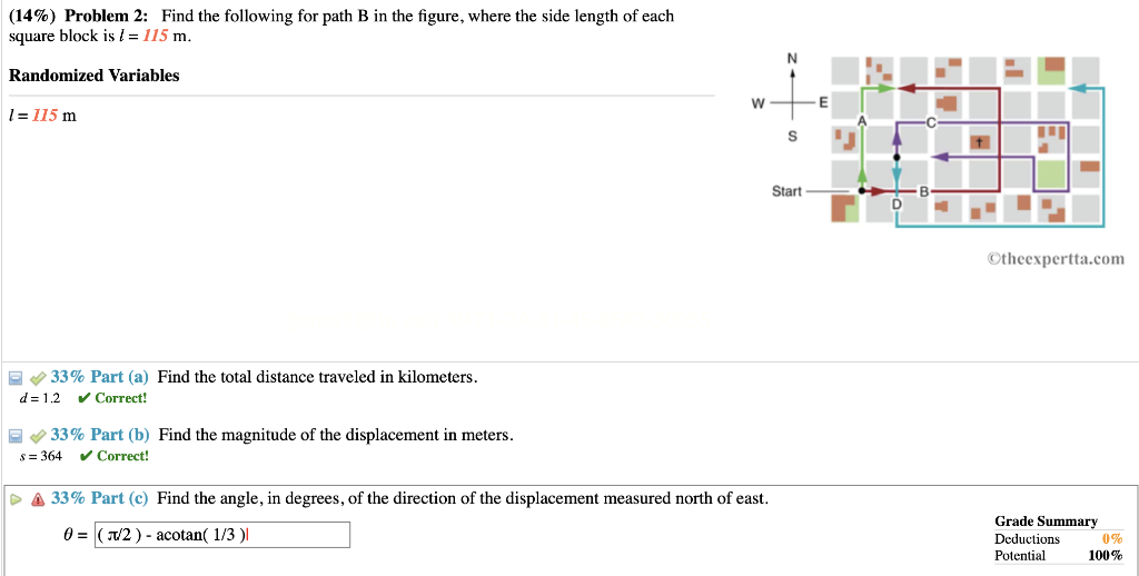 Solved (14%) Problem 2: Find The Following For Path B In The | Chegg.com