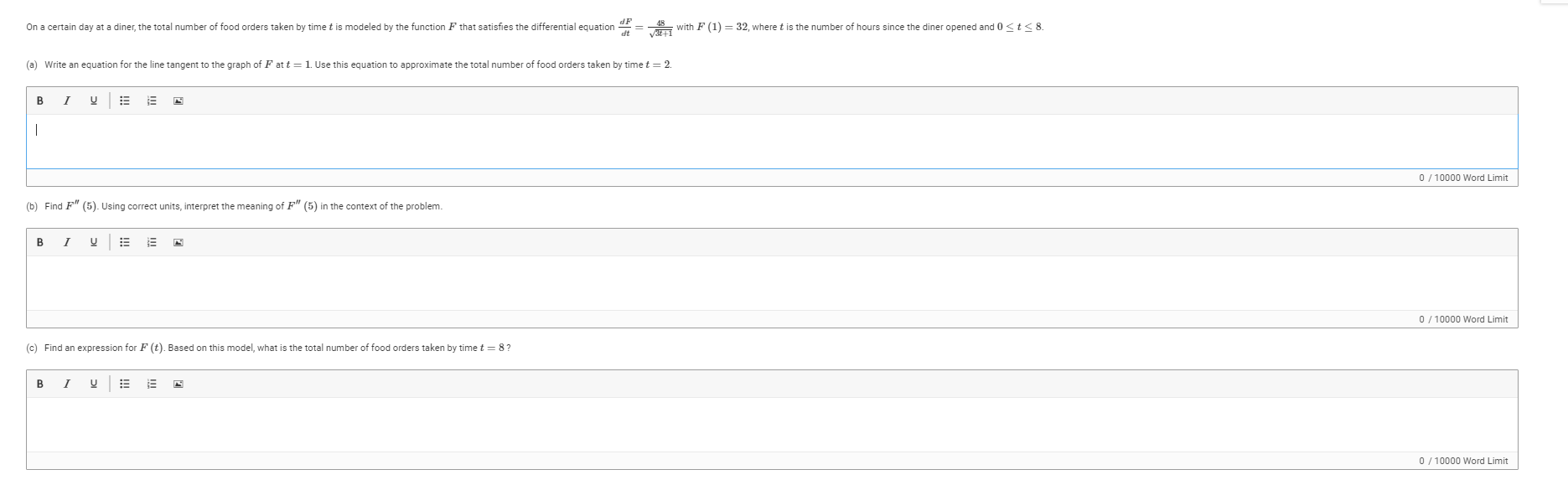 Solved On A Certain Day At A Diner The Total Number Of F Chegg Com