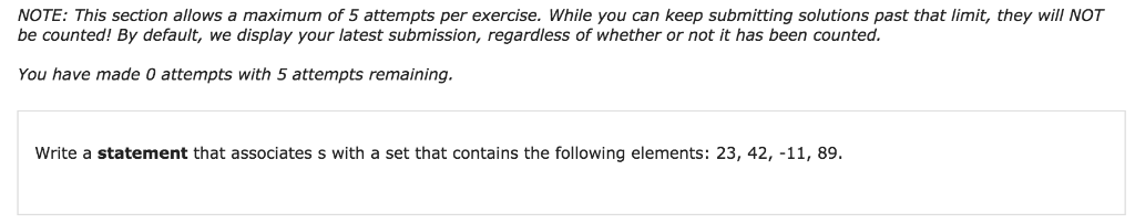 Solved NOTE: This section allows a maximum of 5 attempts per | Chegg.com