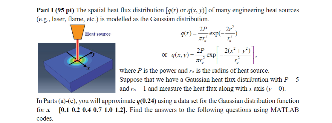 Solved Generate a data set using the Gaussian distribution | Chegg.com