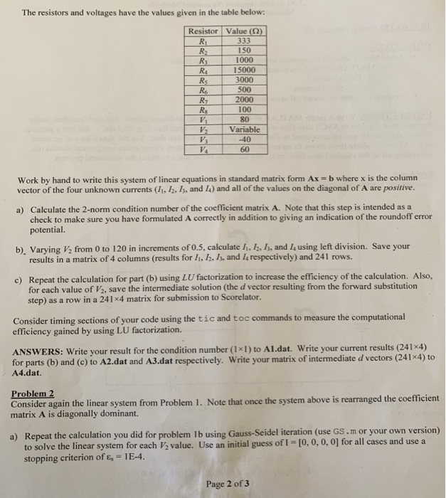 Please answer In matlab code. I posted this question | Chegg.com