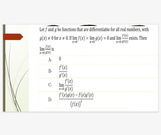 Solved Let F And G Be Functions That Are Differentiable For