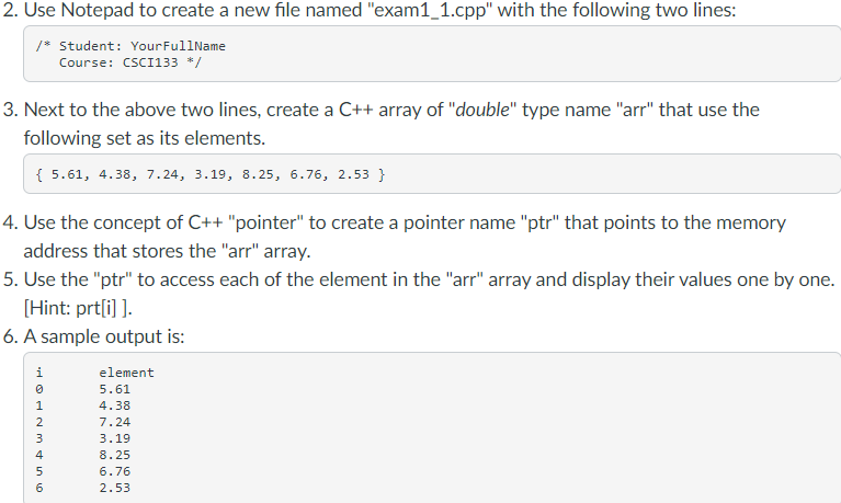Solved 2. Use Notepad to create a new file named | Chegg.com