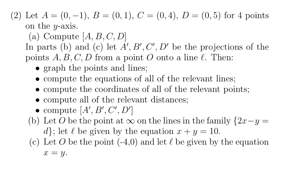 Solved (2) Let A = (0, -1), B = (0,1), C = (0,4), D = (0,5) | Chegg.com