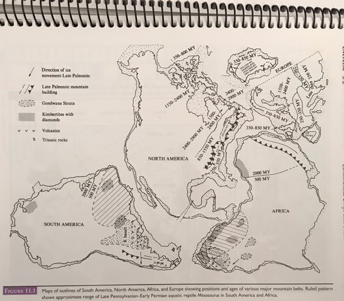 Solved 156 Exercise 11 Continental Drift and Plate Tectonics | Chegg.com