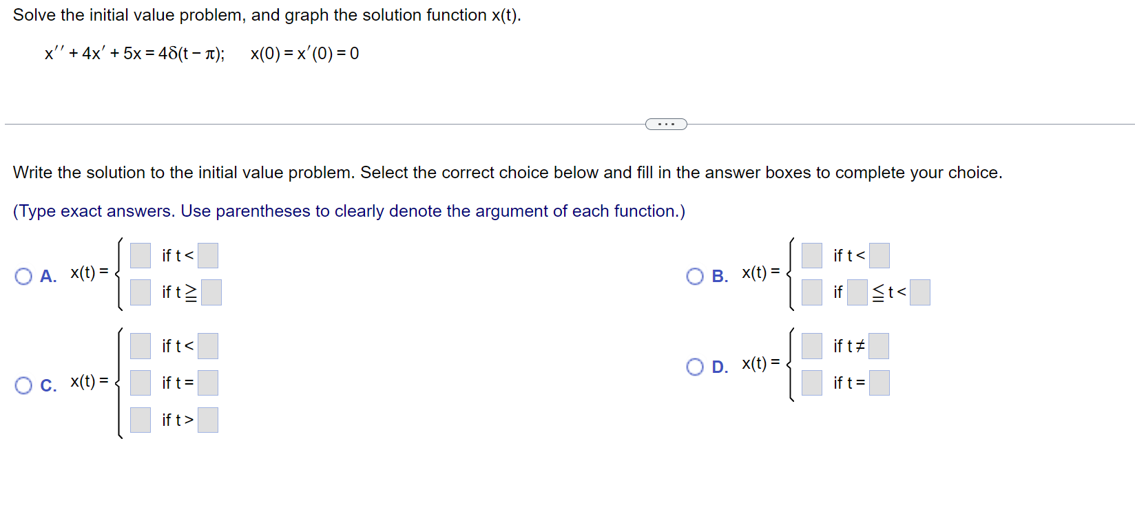 Solved Solve The Initial Value Problem And Graph The