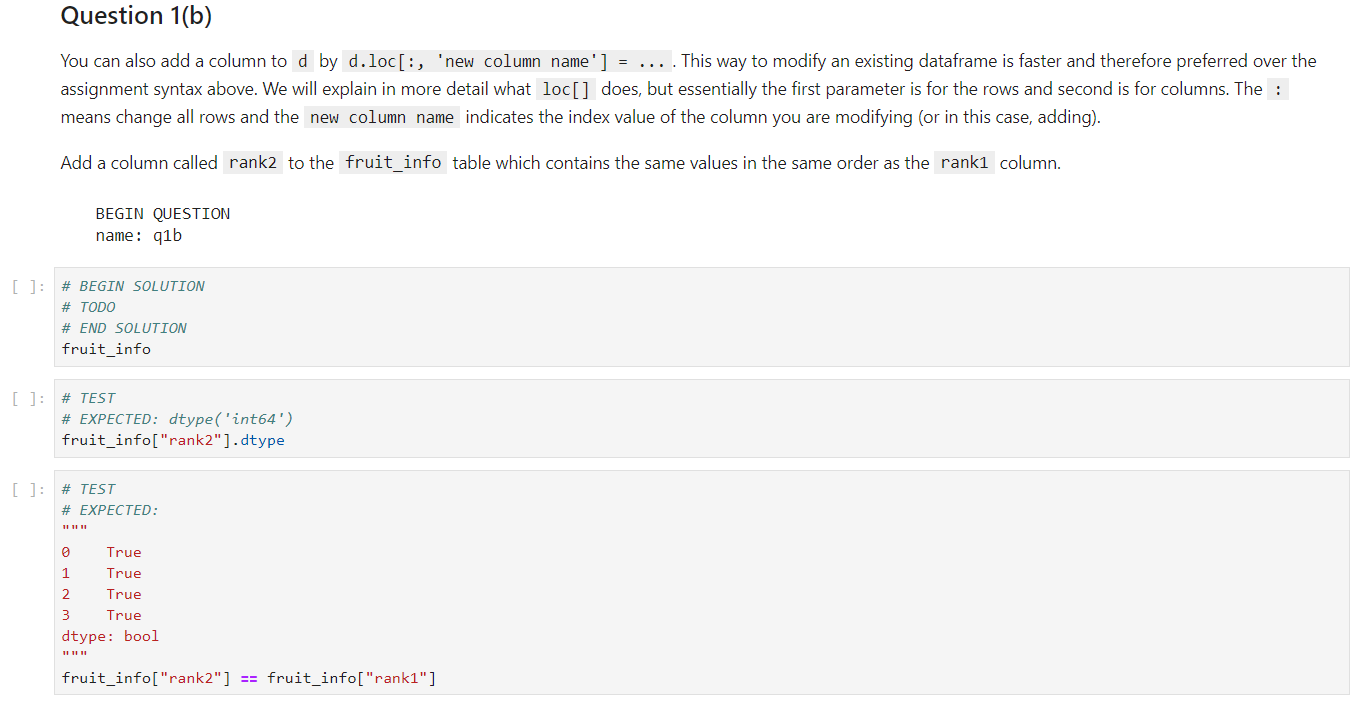 I need help with the following short python | Chegg.com