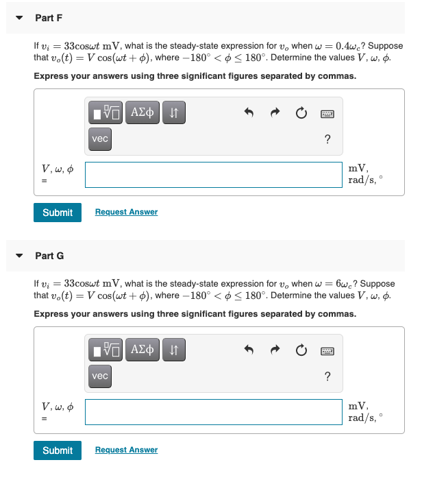 Solved Consider the RC filter shown in (Figure 1). Figure