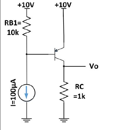 Solved In the following circuit find Vo. Assume Beta=100 | Chegg.com