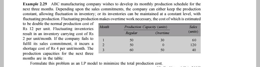 Example 2.29 ABC manufacturing company wishes to | Chegg.com