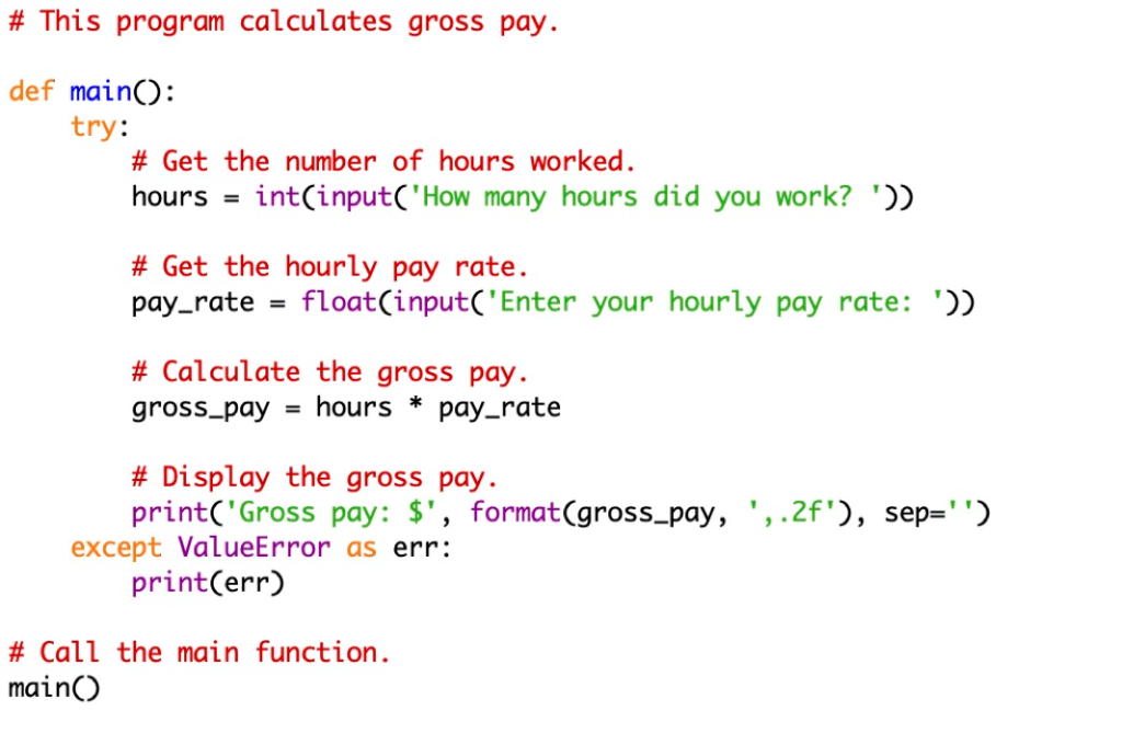 Solved Use python to modify the code to demo how try and | Chegg.com