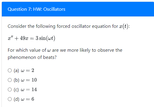 Solved Question 7 Hw Oscillators Consider The Following Chegg Com