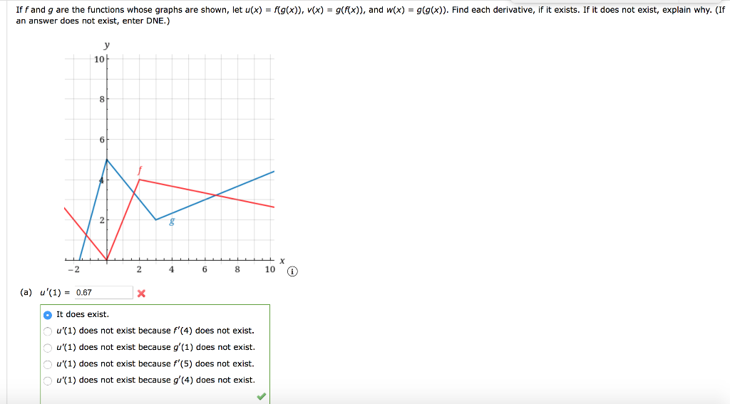 Solved If f and g are the functions whose graphs are shown, | Chegg.com