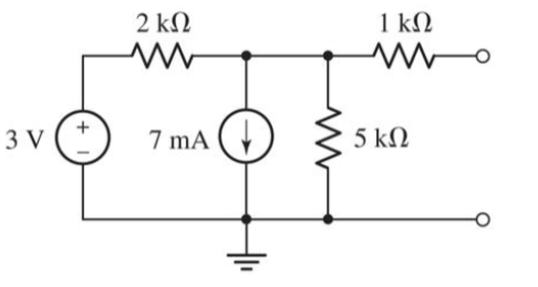 Solved Determine thevelin equivalents in circuit shown in | Chegg.com