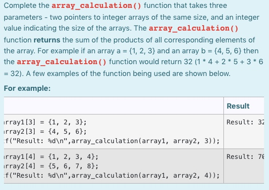 c int array assignment