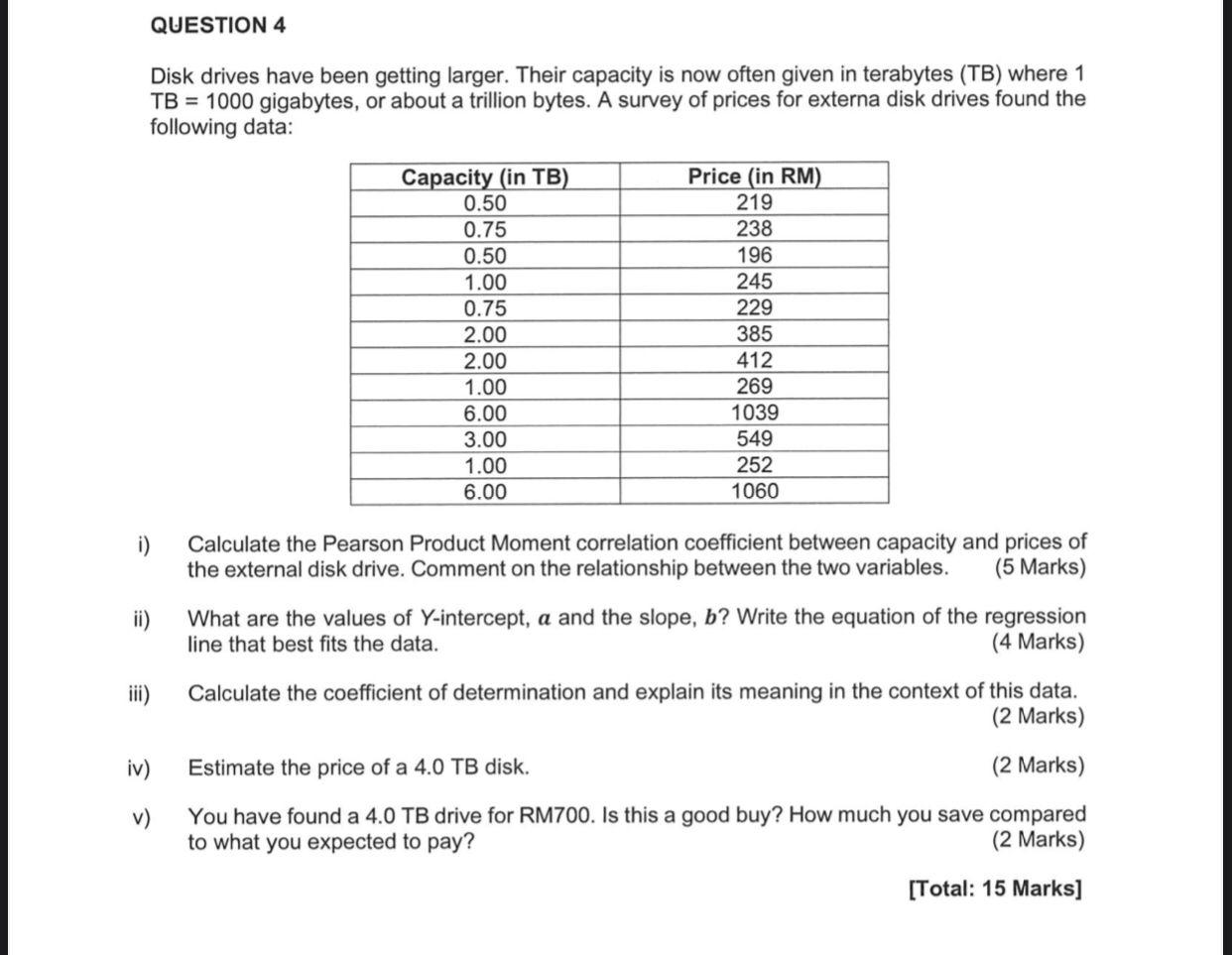 Solved QUESTION 4 Disk drives have been getting larger. Chegg