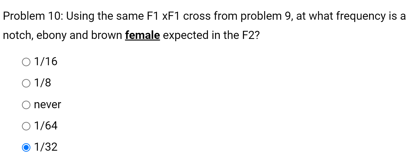 Solved Problem 9: Notch wing (N) is a dominant, sex-linked | Chegg.com