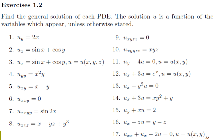 Solved Find the general solution of each PDE. The solution u | Chegg.com
