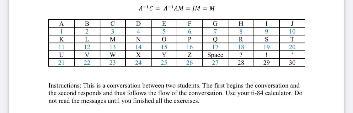 Solved A 1c A 1am Im M E I 5 9 A 1 K 11 U 21 B 2 L Chegg Com
