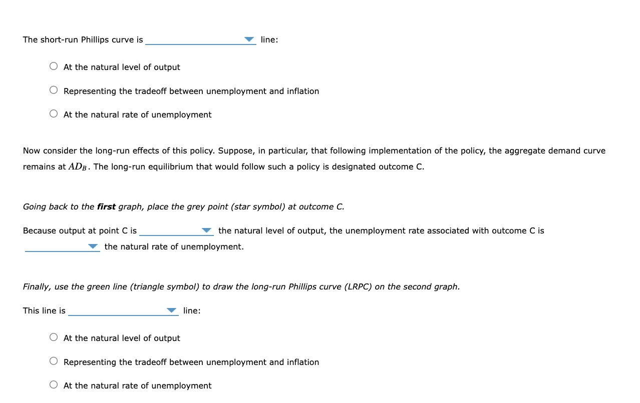 Solved 2. The Phillips Curve In The Short Run And Long Run | Chegg.com