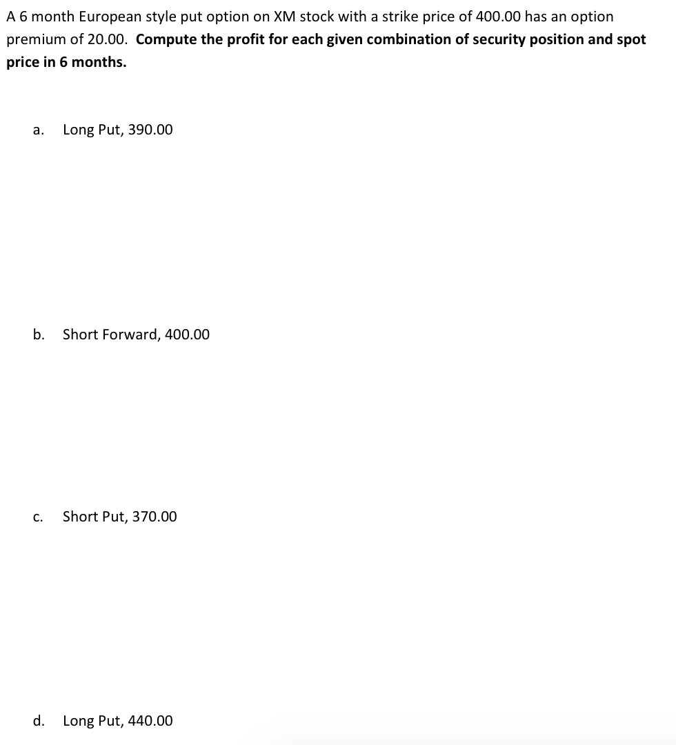 Solved Use this information The current spot price of the